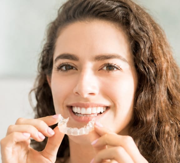 A smiling orthodontic patient at Azari and Zahedi Dentistry